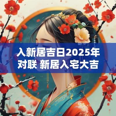 入新居吉日2025年对联 新居入宅大吉对联
