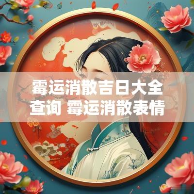 霉运消散吉日大全查询 霉运消散表情包
