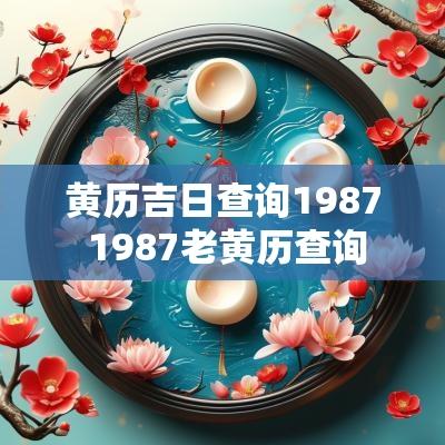 黄历吉日查询1987 1987老黄历查询