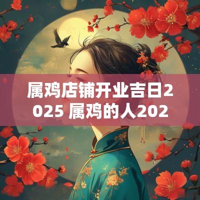 属鸡店铺开业吉日2025 属鸡的人2025年店铺开业时间
