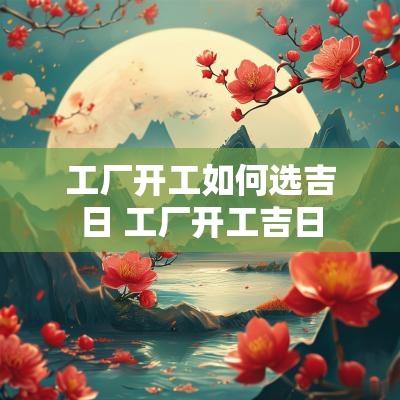 工厂开工如何选吉日 工厂开工吉日