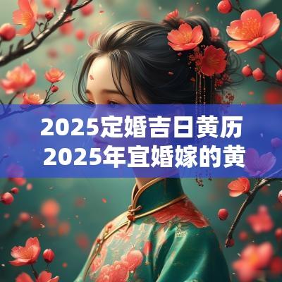 2025定婚吉日黄历 2025年宜婚嫁的黄历