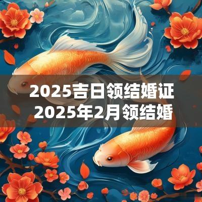 2025吉日领结婚证 2025年2月领结婚证吉日