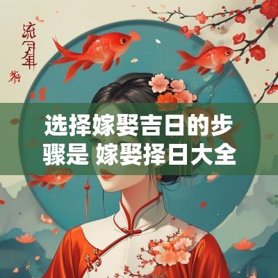 选择嫁娶吉日的步骤是 嫁娶择日大全