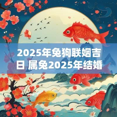 2025年兔狗联姻吉日 属兔2025年结婚好不好