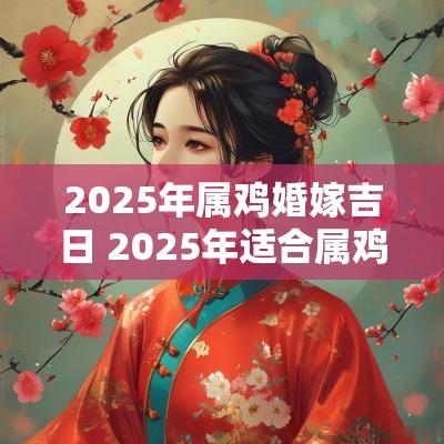 2025年属鸡婚嫁吉日 2025年适合属鸡结婚吗
