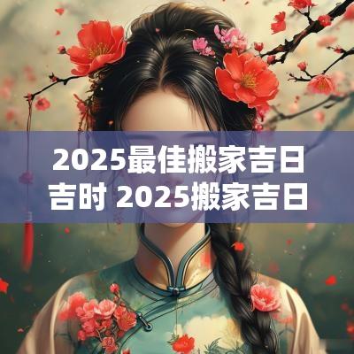 2025最佳搬家吉日吉时 2025搬家吉日