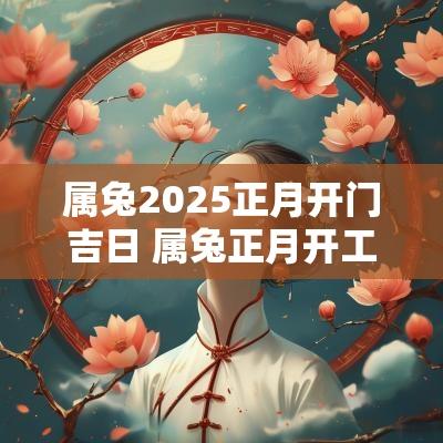 属兔2025正月开门吉日 属兔正月开工的黄道吉日
