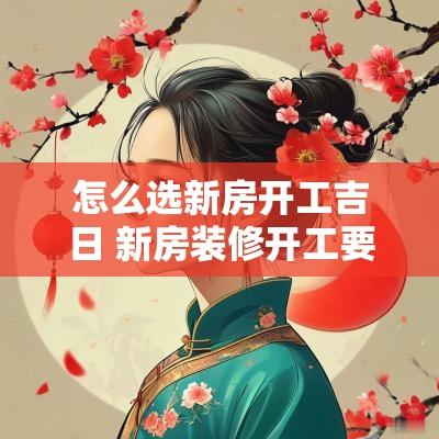 怎么选新房开工吉日 新房装修开工要选日子吗