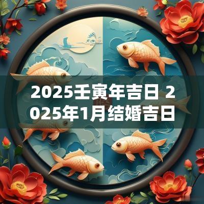 2025壬寅年吉日 2025年1月结婚吉日