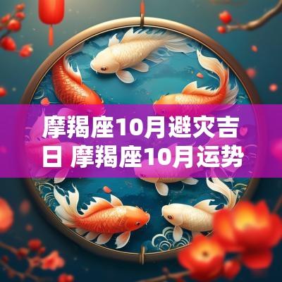 摩羯座10月避灾吉日 摩羯座10月运势查询
