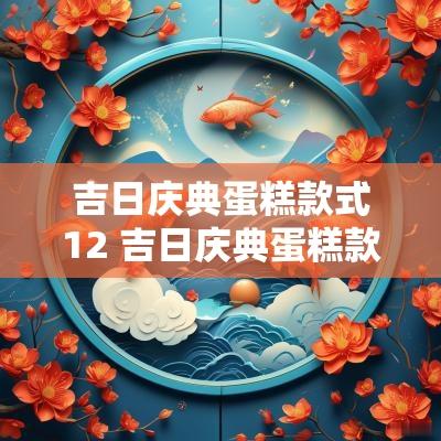 吉日庆典蛋糕款式12 吉日庆典蛋糕款式12寸