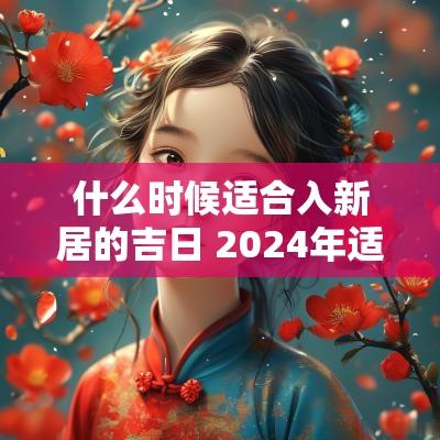 什么时候适合入新居的吉日 2025年适合入新居的日子