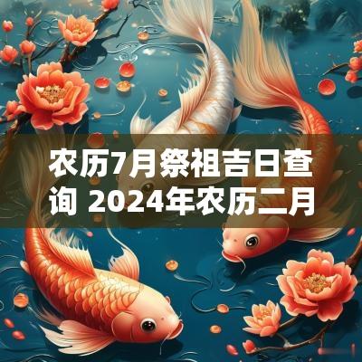 农历7月祭祖吉日查询 2025年农历二月祭祖吉日查询