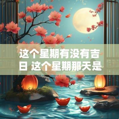 这个星期有没有吉日 这个星期那天是吉日吉时