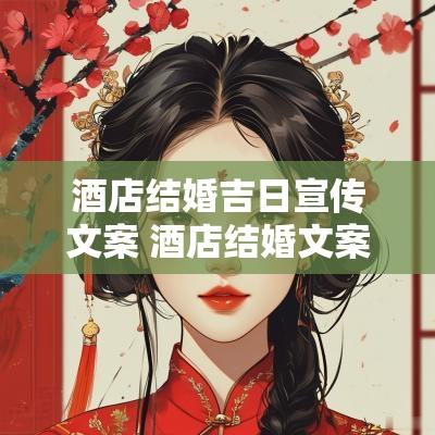 酒店结婚吉日宣传文案 酒店结婚文案怎么写吸引人的话