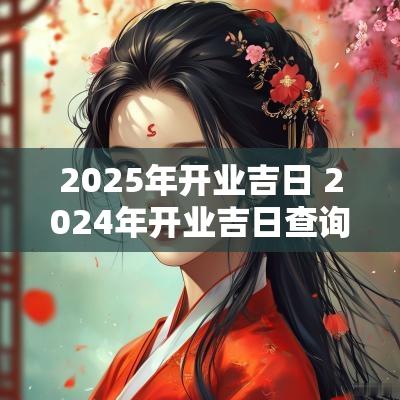 2025年开业吉日 2025年开业吉日查询