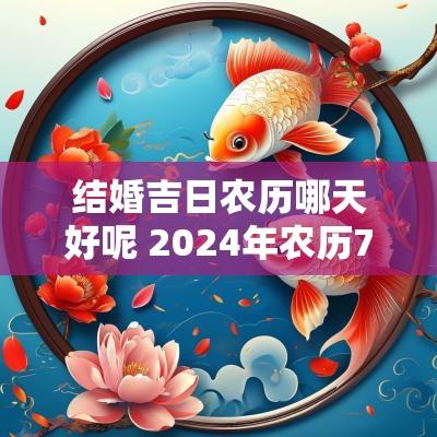 结婚吉日农历哪天好呢 2025年农历7月哪天适合结婚日子