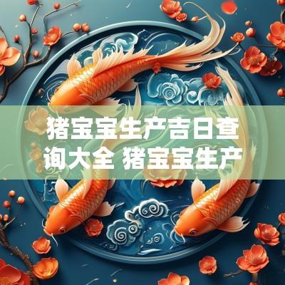 猪宝宝生产吉日查询大全 猪宝宝生产吉日查询大全图
