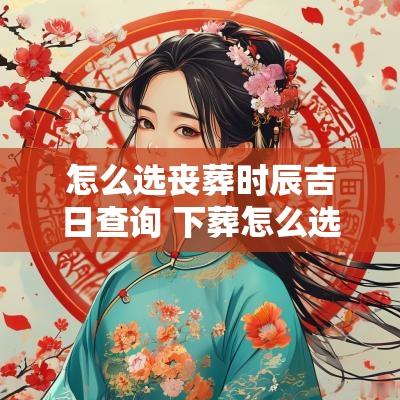 怎么选丧葬时辰吉日查询 下葬怎么选日子时辰