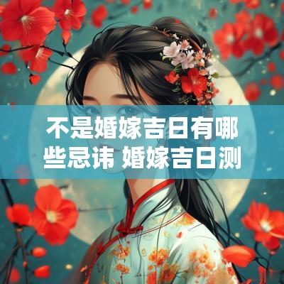 不是婚嫁吉日有哪些忌讳 婚嫁吉日测算