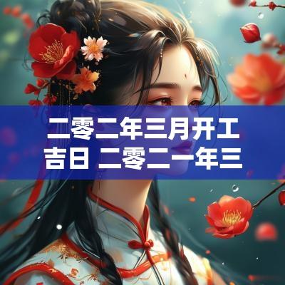 二零二年三月开工吉日 二零二一年三月黄道吉日