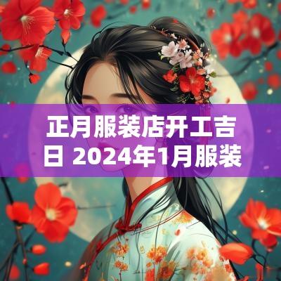 正月服装店开工吉日 2025年1月服装店开业黄道吉日