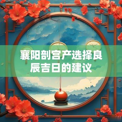 襄阳剖宫产选择良辰吉日的建议