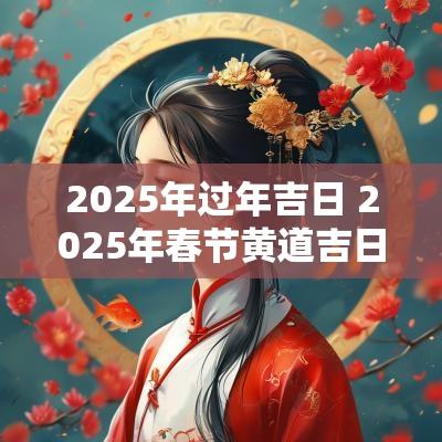 2025年过年吉日 2025年春节黄道吉日