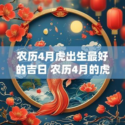 农历4月虎出生最好的吉日 农历4月的虎命运如何