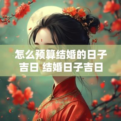 怎么预算结婚的日子吉日 结婚日子吉日查询2025年