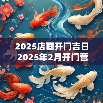 2025店面开门吉日 2025年2月开门营业吉日