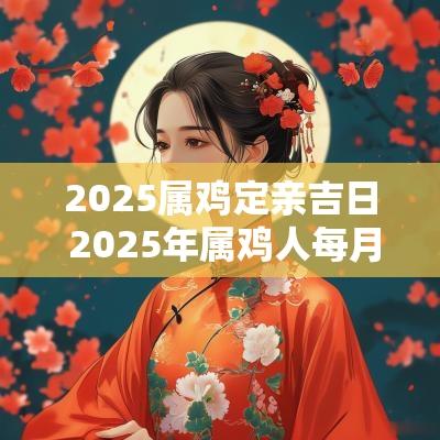 2025属鸡定亲吉日 2025年属鸡人每月运势