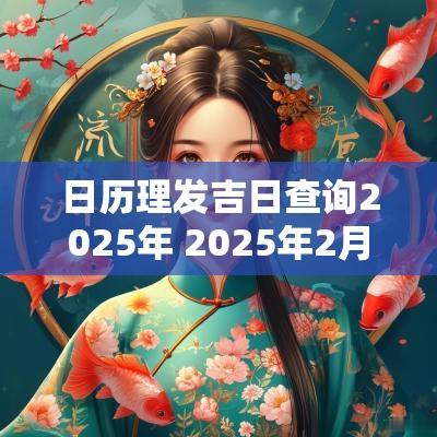 日历理发吉日查询2025年 2025年2月理发吉日查询表