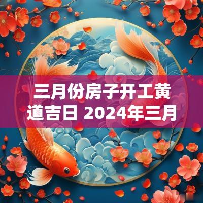 三月份房子开工黄道吉日 2025年三月份开工黄道吉日