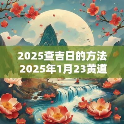 2025查吉日的方法 2025年1月23黄道吉日查询