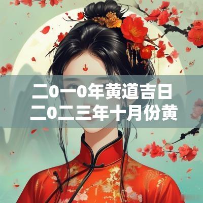 二0一0年黄道吉日 二0二三年十月份黄道吉日
