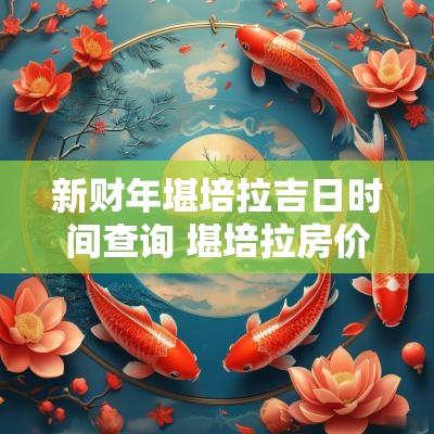 新财年堪培拉吉日时间查询 堪培拉房价今后有升值的空间吗