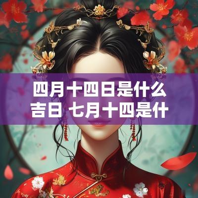 四月十四日是什么吉日 七月十四是什么节日