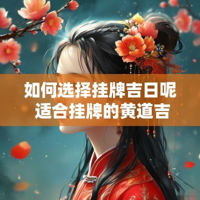 如何选择挂牌吉日呢 适合挂牌的黄道吉日2025