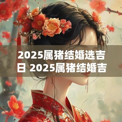 2025属猪结婚选吉日 2025属猪结婚吉日一览表图片