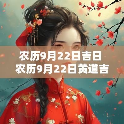 农历9月22日吉日 农历9月22日黄道吉日查询2025