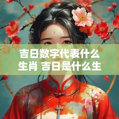 吉日数字代表什么生肖 吉日是什么生肖