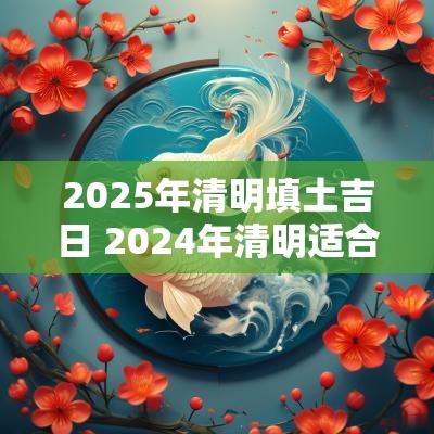 2025年清明填土吉日 2025年清明适合填土吗为什么