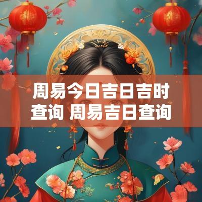 周易今日吉日吉时查询 周易吉日查询