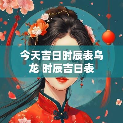 今天吉日时辰表乌龙 时辰吉日表