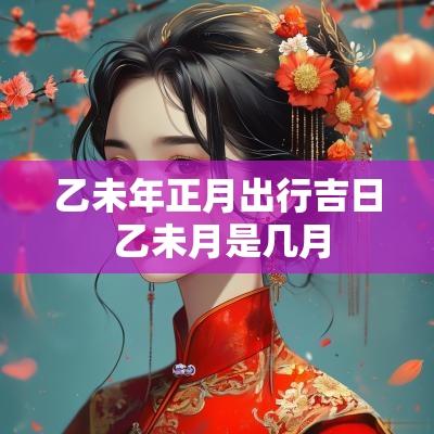 乙未年正月出行吉日 乙未月是几月