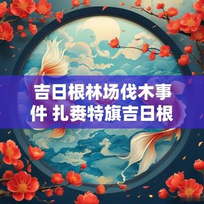 吉日根林场伐木事件 扎赉特旗吉日根林场伐木事件