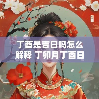 丁酉是吉日吗怎么解释 丁卯月丁酉日是什么意思解释