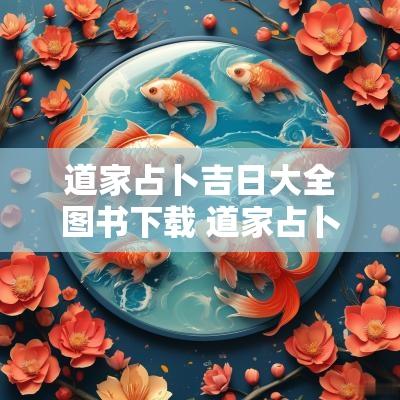 道家占卜吉日大全图书下载 道家占卜术有哪些